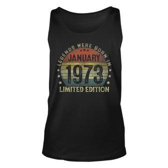 Legenden Wurden Im Januar 1973 Geschenk 50 Geburtstag Mann V5 Tank Top - Seseable