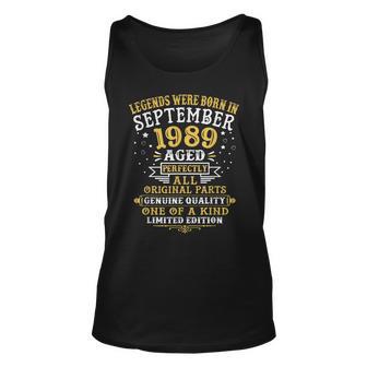 Legends Were Born In September 1989 33 Geburtstag Geschenke Tank Top - Seseable