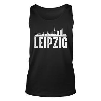 Leipzig Skyline Geschenk Stadt Für Leipziger Tank Top - Seseable