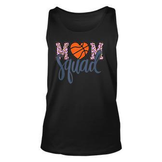 Leopard Basketball Mom Squad Basketball Mothers Day Unisex Tank Top - Thegiftio UK