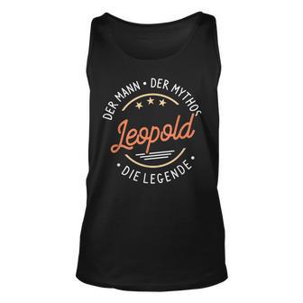 Leopold Der Mann Der Mythos Die Legende Tank Top - Seseable