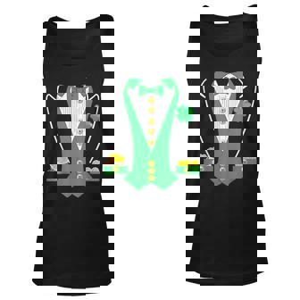 Leprechaun Tuxedo Patricks Day Diy Irish Halloween Costume Unisex Tank Top - Seseable
