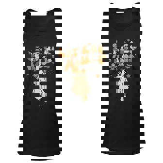 Lets Go Ghouls Comfy Halloween Cozy Autum Womens Fall Men Women Tank Top Graphic Print Unisex - Thegiftio