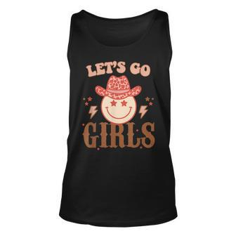 Lets Go Girls Cowgirl Boot Country Western Southern Cowgirl Unisex Tank Top - Seseable