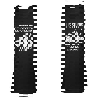 Lets Settle This Like Adults Funny Rock Paper Scissor Unisex Tank Top | Mazezy