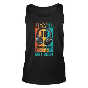 Level 18 Jahre Geburtstags Junge Gamer 2004 Geburtstag V3 Tank Top - Seseable