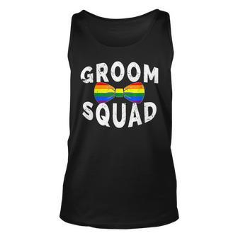 Lgbt Pride Gay Bachelor Party Grooms Squad Engagement Unisex Tank Top | Mazezy AU
