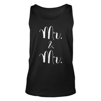 Lgbt Pride Gay Bachelor Party Mr And Mr Engagement Unisex Tank Top | Mazezy