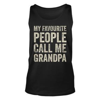 Lieblingsmensch Opa Unisex TankTop, My Favourite People Call Me Grandpa - Seseable
