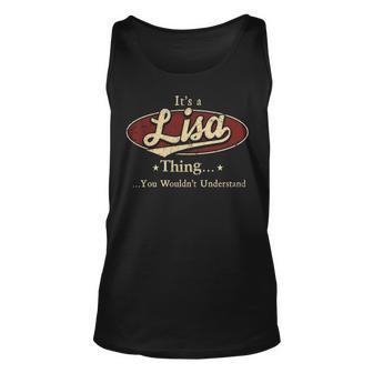 Lisa Personalized Name Gifts Name Print S With Name Lisa Unisex Tank Top - Seseable
