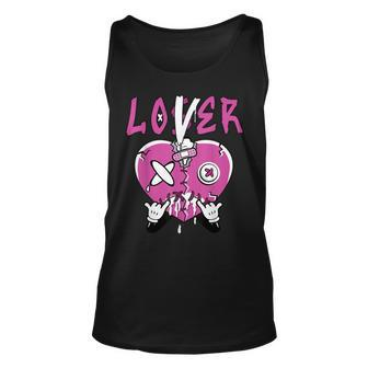 Loser Lover Drip Heart Gs Active Fuchsia Matching Unisex Tank Top | Mazezy