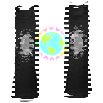 Love Earth Day 2023 Environment Activist Planet Earth Gifts Unisex Tank Top - Thegiftio