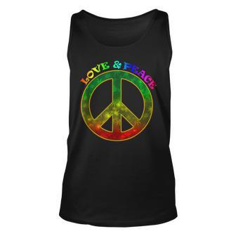 Love Peace 60Er 70Er Jahre Hippie-Kostüm Tank Top - Seseable
