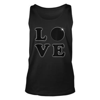 Love Total Solar Eclipse 04 08 2024 Totality Unisex Tank Top | Mazezy