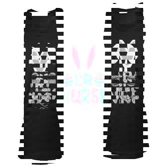 Lovely Art Cute Easter Er Nurse Rn Bunny Ears Happy Easter Eggs Outfit Tank Top | Mazezy