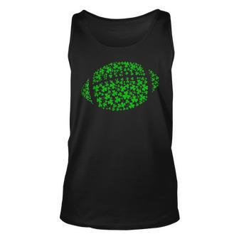 Lucky Football Shamrock For Football Lovers St Patricks Day Tank Top | Mazezy
