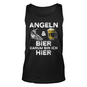 Lustiges Angler Angeln Und Bier Für Fischer Tank Top - Seseable