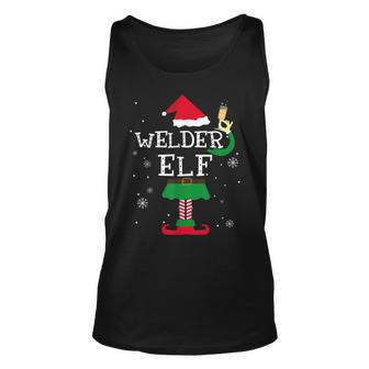 Lustiges Weihnachtskostüm Für Die Ganze Familie Welder Elf Tank Top - Seseable