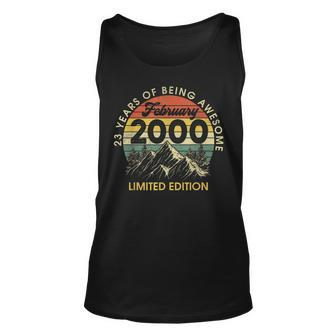 Made In February 2000 Limited Edition 23Rd Birthday Gifts Unisex Tank Top - Seseable