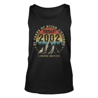 Made In February 2002 Limited Edition 21St Birthday Gifts Unisex Tank Top - Seseable