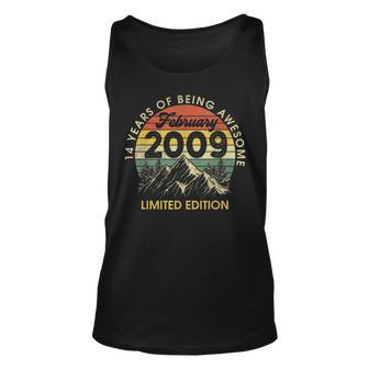 Made In February 2009 Limited Edition 14Th Birthday Gifts Unisex Tank Top - Seseable