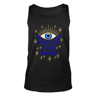 Mal De Ojo Evil Eye Protect Your Energy Unisex Tank Top | Mazezy