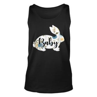 Mama Bunny Baby Bunny Floral Easter Day Pregnancy Pregnant Unisex Tank Top | Mazezy