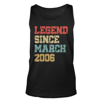 March 2006 Birthday Gift 13 Year Old 13Th Birthday Shirt Unisex Tank Top | Mazezy