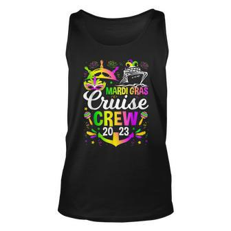 Mardi Gras Cruise Crew 2023 Cruising Funny Festival Party V5 Unisex Tank Top - Seseable