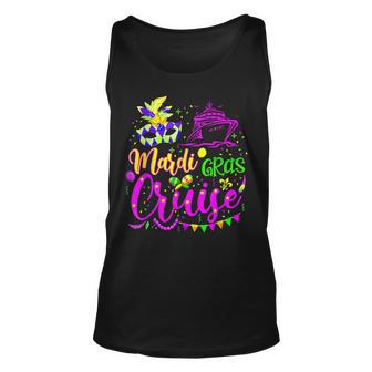 Mardi Gras Cruise Squad Funny Matching Group Family Vacation V2 Unisex Tank Top - Seseable