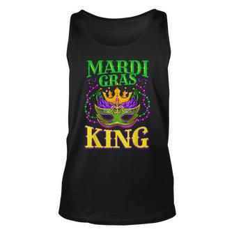 Mardi Gras King Costume Unisex Tank Top - Seseable