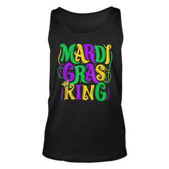 Mardi Gras King Funny New Orleans Mens Fat Tuesdays Unisex Tank Top - Seseable
