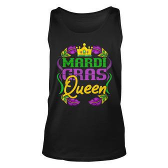 Mardi Gras Queen Parade Costume Party Girls Gift Mardi Gras Unisex Tank Top - Seseable