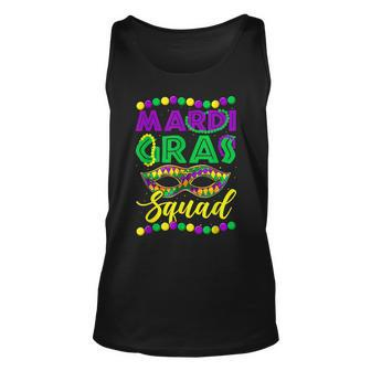 Mardi Gras Squad Funny Festival Party Costume Outfits V2 Unisex Tank Top - Seseable