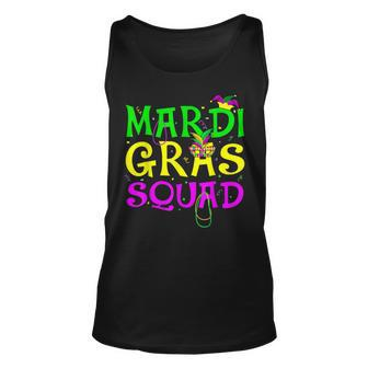 Mardi Gras Squad Party Costume Outfit Funny Mardi Gras V2 Unisex Tank Top - Seseable