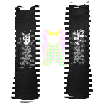 Mardi Gras Tuxedo Suit Party Vest Carnival Parade Costume Unisex Tank Top - Seseable