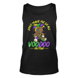 Mardi Gras Voodoo Doll Funny Jester Masquerade Parade Party Unisex Tank Top - Seseable
