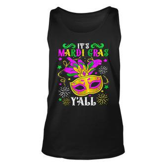 Mardi Gras Yall Funny Vinatage New Orleans Party 2023 Unisex Tank Top - Seseable