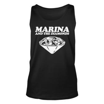 Marina And The Diamonds Merch Diamond Unisex Tank Top | Mazezy