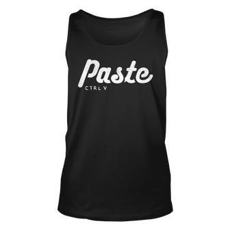 Matching Retro Copy Paste Shirts Ctrl V Fathers Day Gift Unisex Tank Top | Mazezy CA
