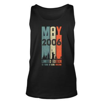 May 2006 T Shirt 13 Year Old Shirt 2006 Birthday Gift Unisex Tank Top | Mazezy