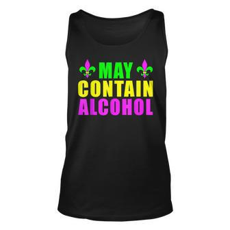 May Contain Alcohol Mardi Gras Party 2023 Unisex Tank Top - Seseable
