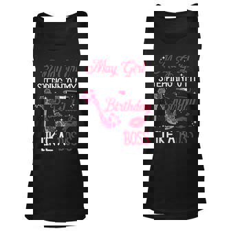 May Girl Stepping Into My Birthday Like A Boss Shoes Gifts Unisex Tank Top | Mazezy