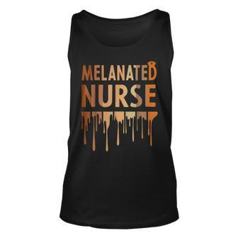Melanated Nurse Black History Month 2023 Nurse Melanin Pride Unisex Tank Top - Seseable