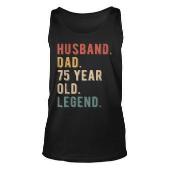 Mens 75Th Birthday Decoration Gift Funny Husband Vintage Dad 1948 Unisex Tank Top - Seseable