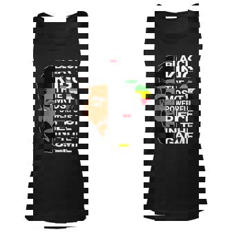 Mens African Afro Black King The Most Powerful Piece In The Game Men Women Tank Top Graphic Print Unisex - Thegiftio UK