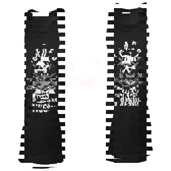 Mens Bearded Inked Awesome Funny Beard Retro Vintage Unisex Tank Top - Seseable