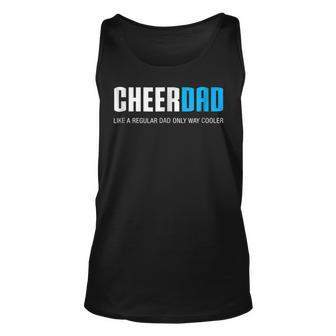 Mens Cheer Dad Shirt Funny Cute Fathers Day Gift Unisex Tank Top | Mazezy