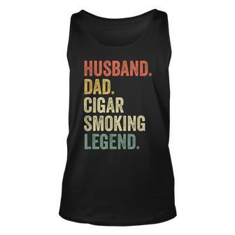 Mens Cigar Lover Gifts For Dad Men Vintage Funny Cigar Saying Unisex Tank Top - Seseable