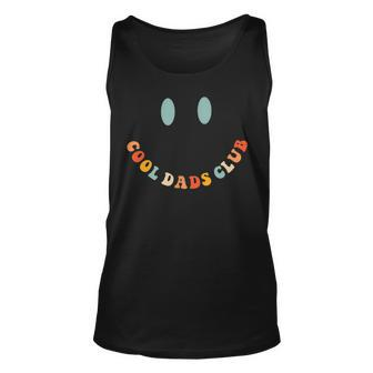 Mens Cool Dads Club Retro Groovy Funny Daddy Fathers Day Cool Dad Unisex Tank Top - Thegiftio UK